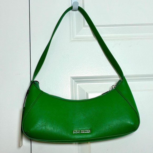 Steve Madden Bold Green Shoulder Handbag - Picture 2 of 5